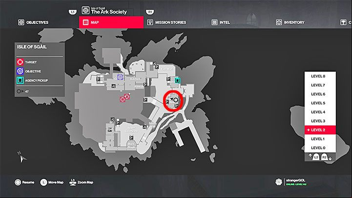 The first place to sabotage the monitoring is definitely the best one - Hitman 2: Monitoring - where to sabotage? The Ark Society walkthrough - The Ark Society (Isle of Sgail) - Hitman 2 Guide