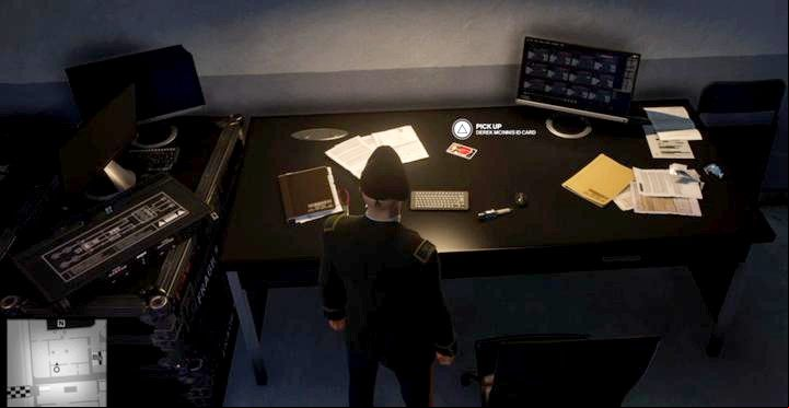 ID of McInnis is on his desk, behind a laboratory in a neighbouring room. - Hitman 2: Story Missions - The Finish Line walkthrough - The Finish Line (Miami) - Hitman 2 Guide