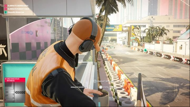 Go to the podium (a location on the map to the left of the starting fields - chessboard) - Hitman 2: Story Missions - The Finish Line walkthrough - The Finish Line (Miami) - Hitman 2 Guide