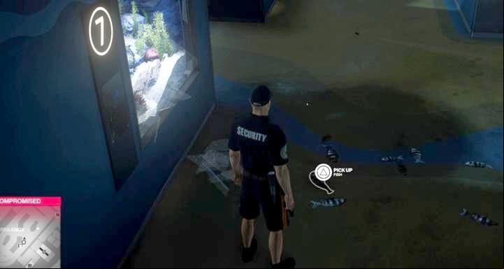 Fishie - aquarium no. 7 - Hitman 2: Challenges, Exploration - The Finish Line walkthrough - The Finish Line (Miami) - Hitman 2 Guide