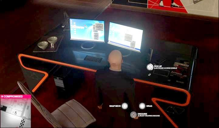 Dongle security key at Roberts office. - Hitman 2: Challenges, Exploration - The Finish Line walkthrough - The Finish Line (Miami) - Hitman 2 Guide
