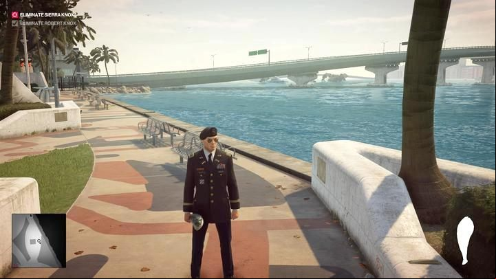 Ted Mendez with a fish. - Hitman 2: Most important outfits - The Finish Line walkthrough - The Finish Line (Miami) - Hitman 2 Guide