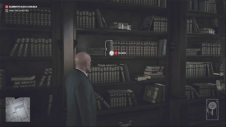 To reach the secret room from Zachary's room, interact with the book - Hitman 3: Secret rooms - how to open them? Dartmoor, walkthrough - Death in the Family - Dartmoor - Hitman 3 Guide