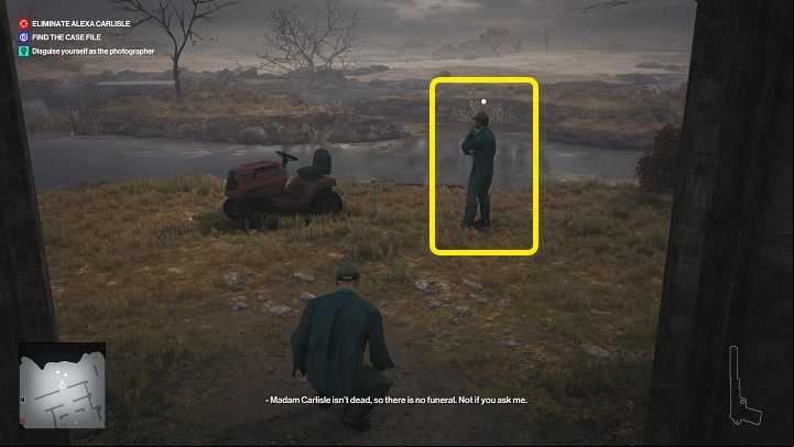 You can recognize vigilant, more suspecting opponents by the white circle icon above their heads - Hitman 3: Stealth - Basics - Hitman 3 Guide