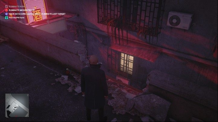 When you are on the roof, turn right and walk to a gap in the wall - Hitman 3: Certainty Principle - Chongqing, Mission Stories, solution - End Of An Era - Chongqing - Hitman 3 Guide