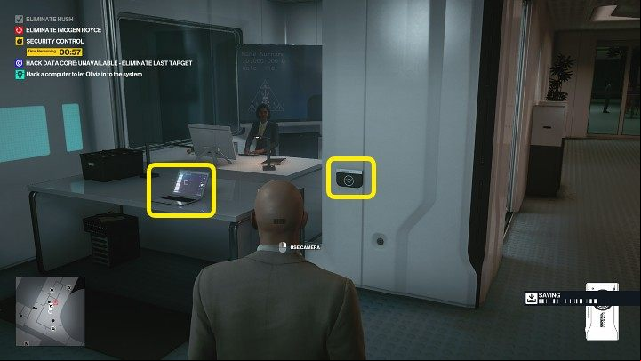 Using your camera, scan the marked in the image above - Hitman 3: Certainty Principle - Chongqing, Mission Stories, solution - End Of An Era - Chongqing - Hitman 3 Guide