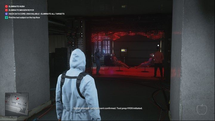 Head to the stairwell now and go up two floors - Hitman 3: Impulse Control - Chongqing - Mission Story, walkthrough - End Of An Era - Chongqing - Hitman 3 Guide
