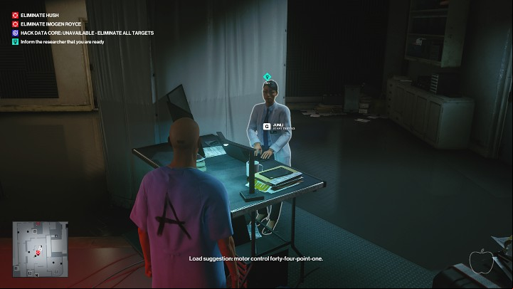 Step out of the small bathroom and let the woman in the white apron know you are ready - Hitman 3: Impulse Control - Chongqing - Mission Story, walkthrough - End Of An Era - Chongqing - Hitman 3 Guide