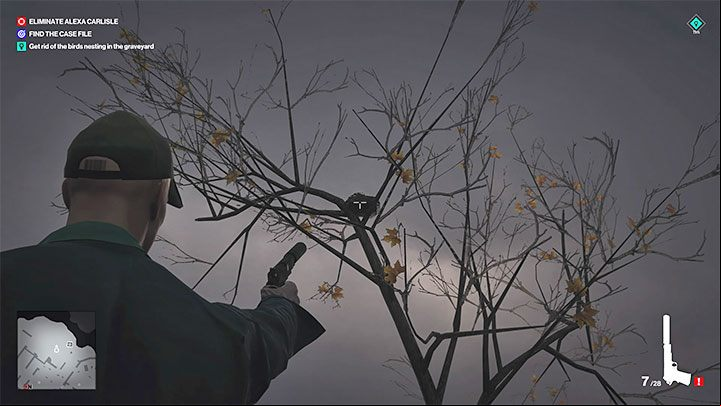 Head out to the graveyard(point 4 on the map) - Hitman 3: Assassinating Alexa Carlisle - Death in the Family - Dartmoor - Hitman 3 Guide