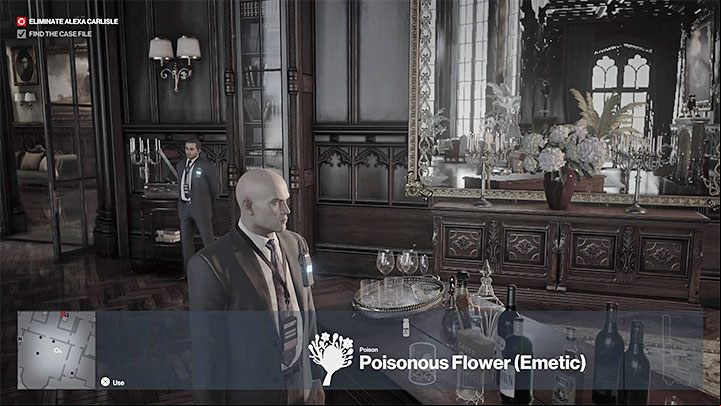 In this challenge, you have to poison Alexa with rat poison - Hitman 3: Assassinating Alexa Carlisle - Death in the Family - Dartmoor - Hitman 3 Guide