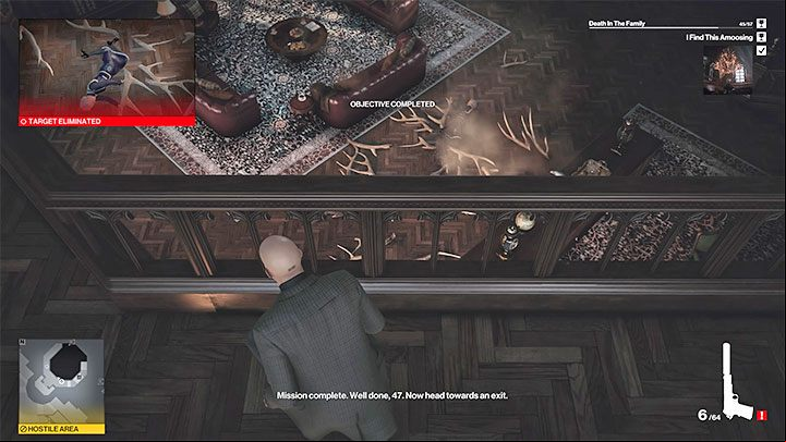 Additional note - You can also hit the chandelier rope while standing on the roof, but it's harder to get the timing right - Hitman 3: Assassinating Alexa Carlisle - Death in the Family - Dartmoor - Hitman 3 Guide
