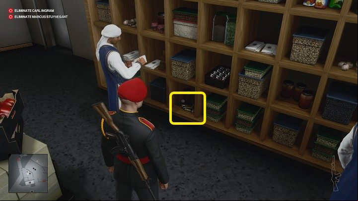 The third place where you will find the rat poison is in the small utility room behind the reception (Point number 32, level 3) - next to the stairs leading to the penthouse - Hitman 3: Poison, Dubai (Burj Al-Ghazali) - how to get? - On Top of the World - Dubai - Hitman 3 Guide