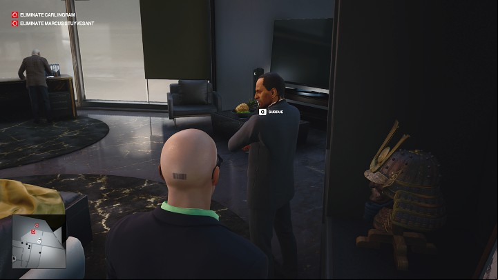 Only one security guard will remain - Hitman 3: Carl Ingram - how to kill him? Dubai, walkthrough - On Top of the World - Dubai - Hitman 3 Guide