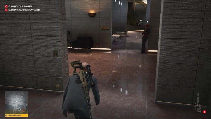 Go up the ladder to the top and turn left - Hitman 3: Marcus Stuyvesant - how to kill him? Dubai, walkthrough - On Top of the World - Dubai - Hitman 3 Guide