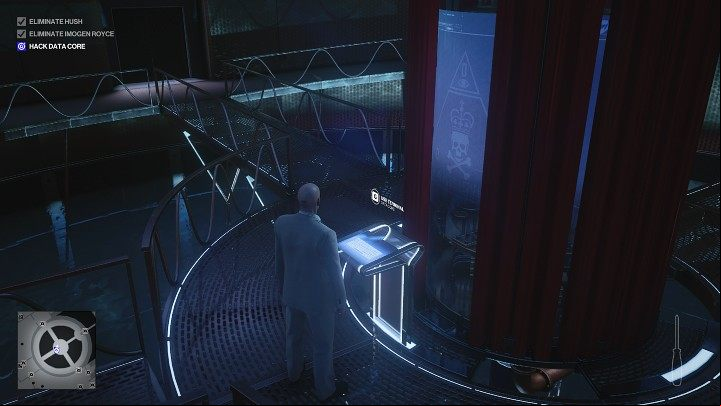 Go through the small room, open another vent and go into the room with the Data Core - Hitman 3: Data Core - how to hack it? - End Of An Era - Chongqing - Hitman 3 Guide