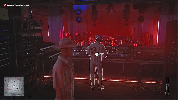 Enter the DJ booth (point 51 on the map) and send back the DJ who is entertaining the party guests - Hitman 3: The Assassination of Agent Montgomery (The Leader) - Berlin, walkthrough - Apex Predator - Berlin - Hitman 3 Guide