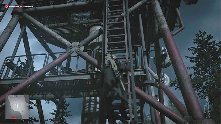 Use the lockpick / crowbar on the gate at the tower - Hitman 3: ICA agents - other unique kills - Apex Predator - Berlin - Hitman 3 Guide