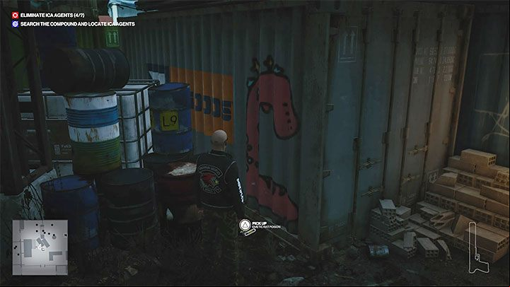 Therat poison is in the area next to the Juice Bar where the food vendor is staying (point 23 on the map) - Hitman 3: Poison - how to get it? - Apex Predator - Berlin - Hitman 3 Guide