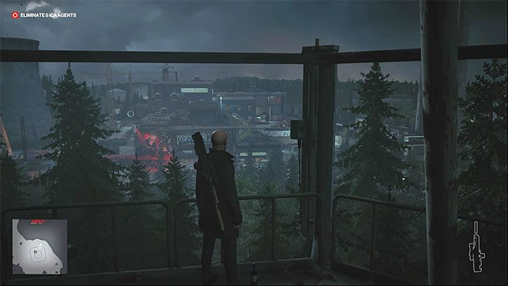 The radio tower is the best sniper position in the game - you'll be able to kill at least three ICA agents from here - Hitman 3: Radio tower - how to unlock? - Apex Predator - Berlin - Hitman 3 Guide