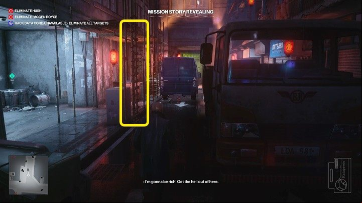 Go to the alley near the homeless shelter, then climb the ladder to the scaffolding and through the open window into the hallway - Hitman 3: Poison in Chongqing - where to find it? - End Of An Era - Chongqing - Hitman 3 Guide