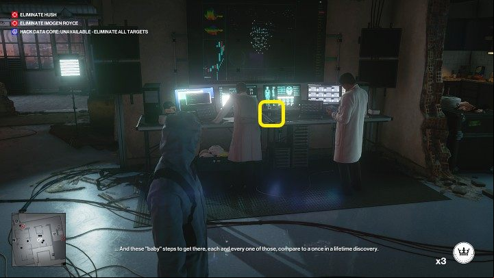 The Lethal Poison Pill Jar can be found on the desk to the left (point marked 55 on the map) - Hitman 3: Poison in Chongqing - where to find it? - End Of An Era - Chongqing - Hitman 3 Guide