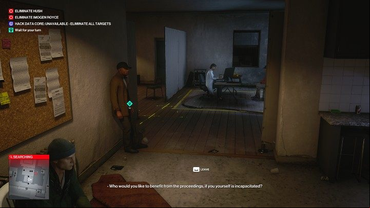 Sit in the waiting room and wait for your turn - Hitman 3: Hush - how to kill? - Chongqing, China, walkthrough - End Of An Era - Chongqing - Hitman 3 Guide