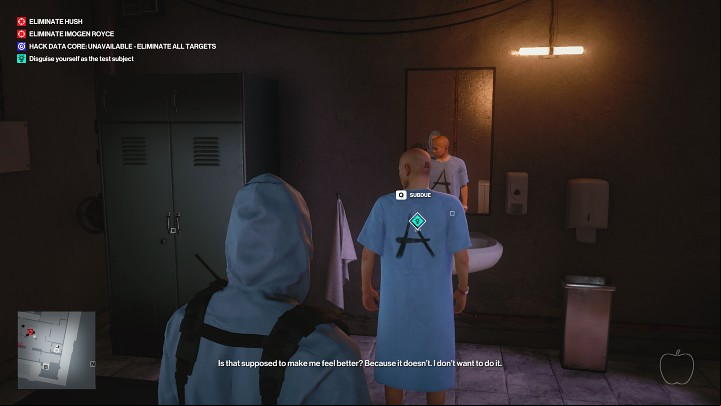 Turn right and enter a small room through a narrow door - Hitman 3: Hush - how to kill? - Chongqing, China, walkthrough - End Of An Era - Chongqing - Hitman 3 Guide