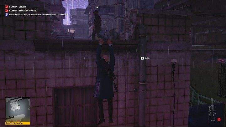 At some point, the guards will move upstairs - Hitman 3: Hush - how to kill? - Chongqing, China, walkthrough - End Of An Era - Chongqing - Hitman 3 Guide