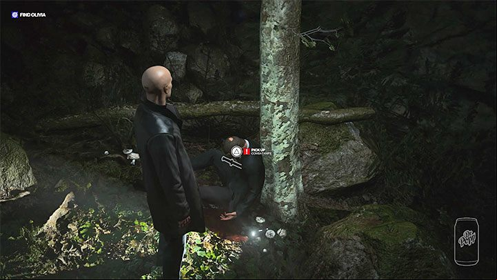 The only item in Agent 47's inventory is a phone and you can try to use it to Olivia - it will be a failed attempt - Hitman 3: How to unlock the map of Berlin and eliminate Agent Price? - Apex Predator - Berlin - Hitman 3 Guide
