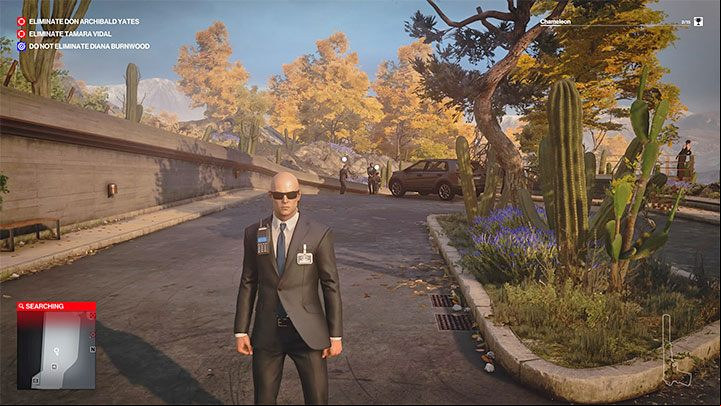 Both of these disguises, despite significant differences in appearance, feature similar powers - Hitman 3: Mendoza - best disguises - The Farewell - Mendoza - Hitman 3 Guide