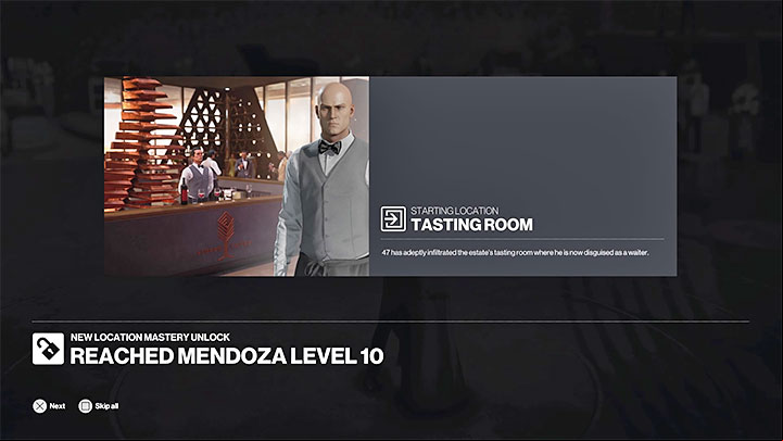 You can also choose the waiter outfit when starting a mission - Hitman 3: Mendoza - best disguises - The Farewell - Mendoza - Hitman 3 Guide