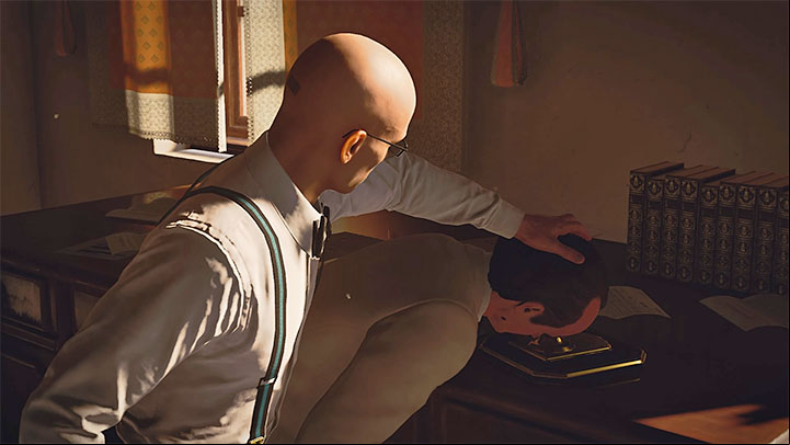 Wait for Don Yates to show up - he visits the lawyer once every few minutes - Hitman 3: How to kill Don Archibald Yates? Mendoza, walkthrough, guide - The Farewell - Mendoza - Hitman 3 Guide