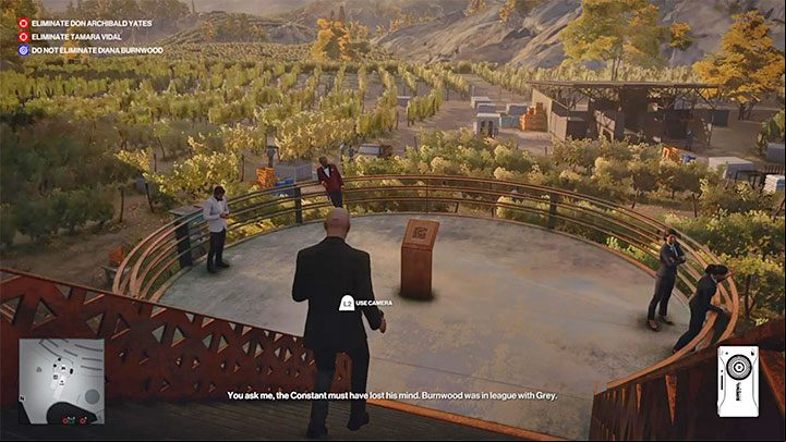 The code plate is on level 1, on the circular landing between the main level 2 and the lower level 0 (point 22 on the map) - Hitman 3: Where to scan the QR codes in Mendoza? - The Farewell - Mendoza - Hitman 3 Guide