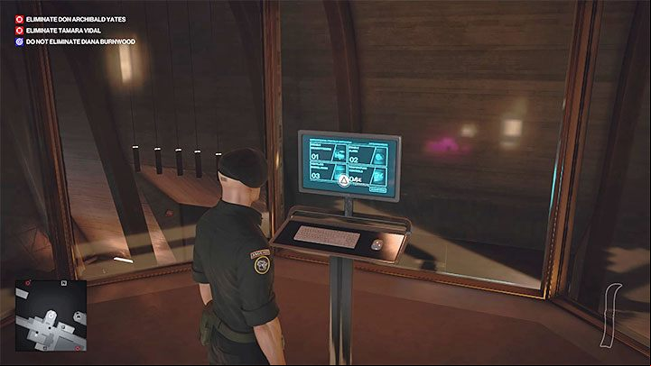 The second option involves opening the fridge door remotely - Hitman 3: How to disable the Laser grid? - The Farewell - Mendoza - Hitman 3 Guide