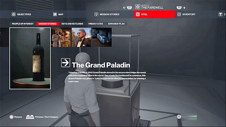 Your efforts will be rewarded with the grand prize the unique Grand Paladin wine - Hitman 3: How to disable the Laser grid? - The Farewell - Mendoza - Hitman 3 Guide