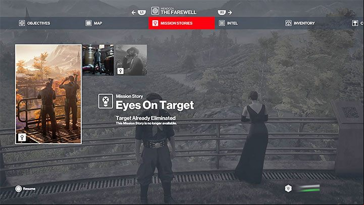 Warning: The game has a serious bug that may prevent you from successfully completing this mission story - Hitman 3: Eyes on Target - Mendoza, walkthrough, mission stories - The Farewell - Mendoza - Hitman 3 Guide