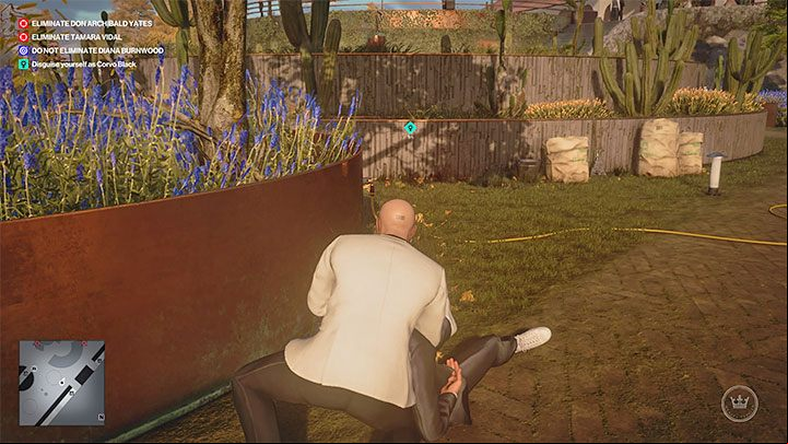 Corvo will head to an area called asado located on level 3 of the winery (no - Hitman 3: The Tour - Mendoza, walkthrough, mission story - The Farewell - Mendoza - Hitman 3 Guide