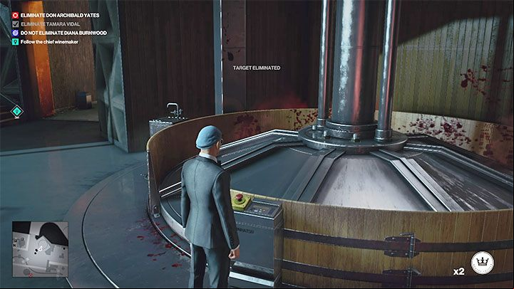 Tamara and Diana will have their picture taken in the presser, then Diana will distract Vargas for a moment - Hitman 3: The Tour - Mendoza, walkthrough, mission story - The Farewell - Mendoza - Hitman 3 Guide
