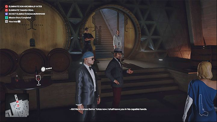 You will reach the barrel room (no - Hitman 3: The Tour - Mendoza, walkthrough, mission story - The Farewell - Mendoza - Hitman 3 Guide