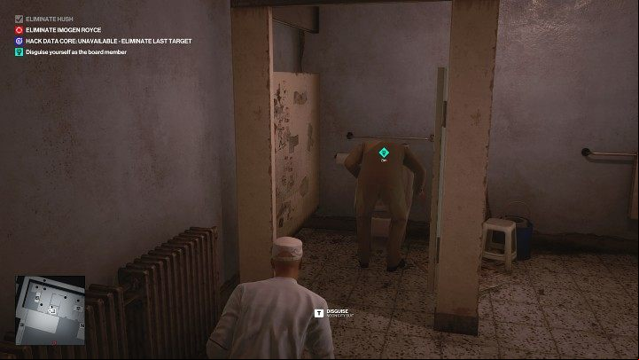 Emetic Rat Poison is not lethal, but it does make the target nauseous, causing him to go to the nearest toilet - Hitman 3: Opponents - how to poison them? - FAQ - Hitman 3 Guide