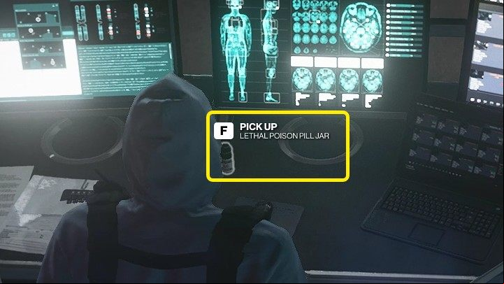 Lethal poison comes most often in pill form (Lethal Poison Pill Jar) - Hitman 3: Opponents - how to poison them? - FAQ - Hitman 3 Guide