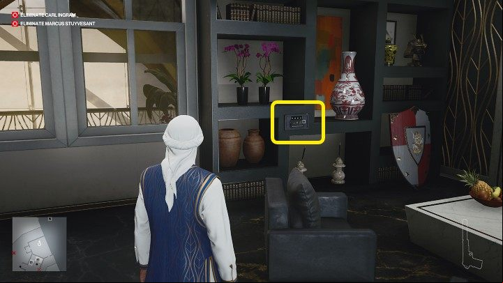 You can get to the Guest Penthouse Bedroom in two ways: by breaking the lock or by getting the key (which is in the posession of a staff member in the Storage by the Dining Room, level 4) - Hitman 3: List of all the codes to safes and electronic locks - Basics - Hitman 3 Guide
