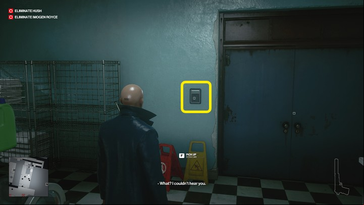 Once you enter the laundry room on level 1, you will find a locked door leading to the stairwell - Hitman 3: List of all the codes to safes and electronic locks - Basics - Hitman 3 Guide
