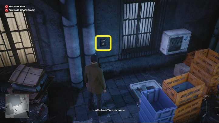 In the alley between the hostel building and the Arcade, you'll find a secret hatch that opens a age to the ventilation shaft of the secret ICA facility - Hitman 3: List of all the codes to safes and electronic locks - Basics - Hitman 3 Guide