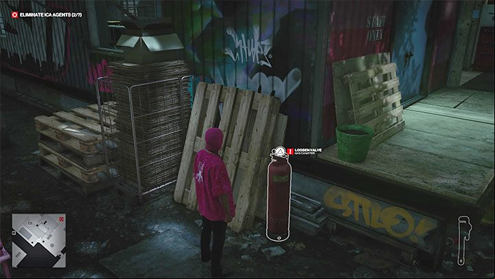 You can find the propane tank at the back of the Chill Out bar (point marked 20 on the map) - Hitman 3: Killing Agent Swan (The Swan Song) - Berlin, a guide - Apex Predator - Berlin - Hitman 3 Guide