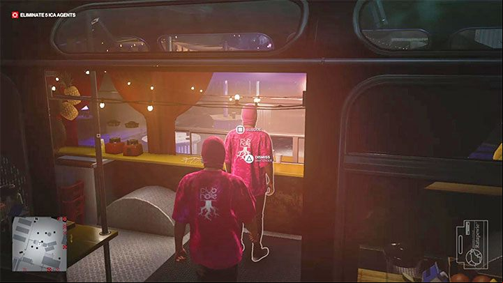 Approach the Juice Bar's bartender and press the interaction button to send him away - Hitman 3: Killing Agent Swan (The Swan Song) - Berlin, a guide - Apex Predator - Berlin - Hitman 3 Guide