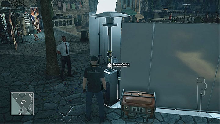 You can cause gas leakage - Murdering Dino Bosco | Sapienza: The Icon - Summer Episode - Sapienza: The Icon - Hitman Game Guide