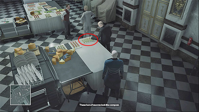 Novikov should occasionally walk into the catering room and whine on his employees - Murdering Viktor Novikov | Paris: The Showstopper - Paris: The Showstopper - Hitman Game Guide