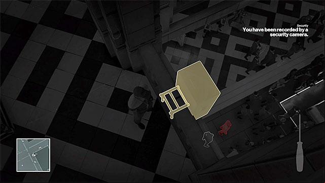 Go in the disguise to the second floor of the palace - Murdering Viktor Novikov | Paris: The Showstopper - Paris: The Showstopper - Hitman Game Guide