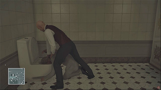 Murder Novikov once he reaches the toilet - Murdering Viktor Novikov | Paris: The Showstopper - Paris: The Showstopper - Hitman Game Guide